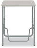 A Picture of product SAF-1221GR Safco® AlphaBetter® 2.0 Height-Adjustable Student Desk with Pendulum Bar Height-Adjust w/Pendulum 27.75 x 19.75 22 to 30, Pebble Gray, Ships in 1-3 Business Days