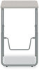 A Picture of product SAF-1223GR Safco® AlphaBetter® 2.0 Height-Adjustable Student Desk with Pendulum Bar 27.75" x 19.75" 29" to 43", Pebble Gray