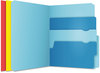 A Picture of product PFX-10773 Pendaflex® Divide It Up™ File Folder 1/2-Cut Tabs: Assorted, Letter Size, 0.75" Expansion, Colors, 12/Pack