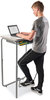 A Picture of product SAF-1224DE Safco® AlphaBetter® 2.0 Height-Adjustable Student Desk with Pendulum Bar Height-Adjust 27.75 x 19.75 29 to 43, Dry Erase, Ships in 1-3 Business Days