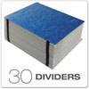 A Picture of product PFX-11013 Pendaflex® Expanding Desk File 31 Dividers, Date Index, Letter Size, Blue Cover