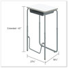 A Picture of product SAF-1224DE Safco® AlphaBetter® 2.0 Height-Adjustable Student Desk with Pendulum Bar Height-Adjust 27.75 x 19.75 29 to 43, Dry Erase, Ships in 1-3 Business Days