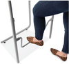 A Picture of product SAF-1224GR Safco® AlphaBetter® 2.0 Height-Adjustable Student Desk with Pendulum Bar Height-Adjust w/Pendulum 27.75 x 19.75 29 to 43, Pebble Gray, Ships in 1-3 Business Days