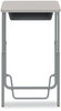 A Picture of product SAF-1224GR Safco® AlphaBetter® 2.0 Height-Adjustable Student Desk with Pendulum Bar Height-Adjust w/Pendulum 27.75 x 19.75 29 to 43, Pebble Gray, Ships in 1-3 Business Days