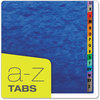 A Picture of product PFX-11015 Pendaflex® Expanding Desk File 23 Dividers, Alpha Index, Letter Size, Blue Cover