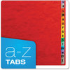 A Picture of product PFX-11017 Pendaflex® Expanding Desk File 23 Dividers, Alpha Index, Letter Size, Red Cover