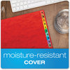 A Picture of product PFX-11017 Pendaflex® Expanding Desk File 23 Dividers, Alpha Index, Letter Size, Red Cover