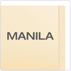 A Picture of product PFX-11035 Pendaflex® Manila Laminated Spine Shelf File Folders Straight Tabs, Letter Size, 100/Box