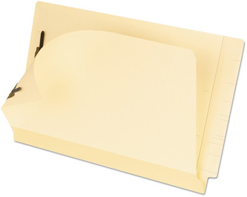 Pendaflex® Manila Laminated End Tab Fastener Folders 11-pt 0.75" Expansion, 2 Fasteners, Legal Size, Exterior, 50/Box