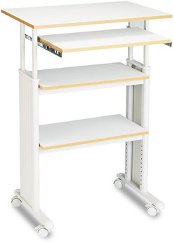 Safco® Muv™ Stand-Up Adjustable-Height Desk 29.5" x 22" 35" to 49", Gray
