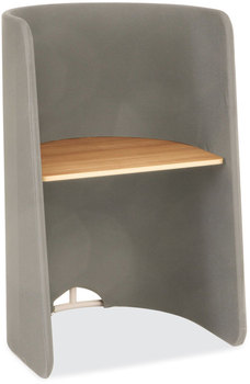 Safco® Roam™ Touchdown Workstation 33" x 30" 51.5", Beech/Dark Gray, Ships in 1-3 Business Days