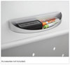 A Picture of product SAF-2008GR Safco® Rumba™ Whiteboard Collaboration Screen Accessories Eraser Tray, 12.25 x 3.5 2.25, Magnetic Mount, Silver
