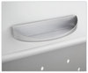 A Picture of product SAF-2008GR Safco® Rumba™ Whiteboard Collaboration Screen Accessories Eraser Tray, 12.25 x 3.5 2.25, Magnetic Mount, Silver