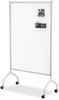 A Picture of product SAF-2014WBS Safco® Rumba™ Whiteboard Collaboration Screen Full Panel 36w x 16d 54h, White/Gray