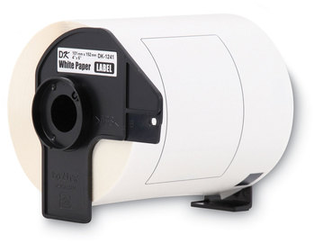 Brother Shipping Labels Die-Cut 4" x 6", White, 200 Labels/Roll