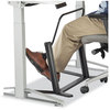 A Picture of product SAF-2134BL Safco® Dynamic Footrest 29w x 17.75d 16.5h, Black