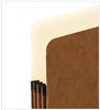 A Picture of product PFX-1524EOX Pendaflex® Standard Expanding File Pockets 3.5" Expansion, Letter Size, Red Fiber, 25/Box
