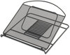 A Picture of product SAF-2161BL Safco® Onyx™ Mesh Laptop Stand 12.25" x 2", Black