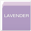 A Picture of product PFX-152LAV Pendaflex® Colored File Folders Straight Tabs, Letter Size, Lavender/Light Lavender, 100/Box
