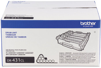 Brother DR431CL Drum Unit 30,000 Page-Yield, Black/Cyan/Magenta/Yellow