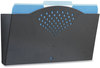 A Picture of product SAF-3171BL Safco® Steel Wall Pocket Legal Size, 15" x 3" 9", Black