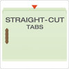 A Picture of product PFX-17180 Pendaflex® Heavy-Duty Pressboard Folders with Embossed Fasteners Straight Tabs, 2" Expansion, 2 Letter Size, Green, 25/Box
