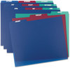 A Picture of product PFX-40144 Pendaflex® Poly Top Tab File Guides 1/3-Cut January to December, 8.5 x 11, Assorted Colors, 12/Set