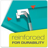 A Picture of product PFX-415215AQU Pendaflex® Colored Reinforced Hanging Folders Letter Size, 1/5-Cut Tabs, Aqua, 25/Box