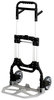 A Picture of product SAF-4055NC Safco® Stow-Away® Collapsible Hand Truck Heavy-Duty 500 lb Capacity, 23 x 24 50, Aluminum