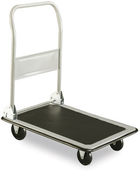 Safco® Tuff Truck™ Platform 500 lb Capacity, 36 x 24, Gray, Ships in 1-3 Business Days