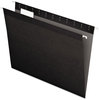 A Picture of product PFX-415215BLA Pendaflex® Colored Reinforced Hanging Folders Letter Size, 1/5-Cut Tabs, Black, 25/Box