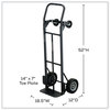 A Picture of product SAF-4070 Safco® Tuff Truck™ Convertible Hand 400 lb to 500 Capacity, 14.5 x 45.6, Black