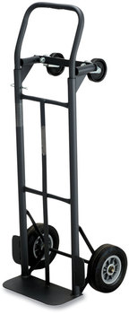 Safco® Tuff Truck™ Convertible Hand 400 lb to 500 Capacity, 14.5 x 45.6, Black