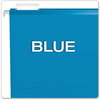 A Picture of product PFX-415215BLU Pendaflex® Colored Reinforced Hanging Folders Letter Size, 1/5-Cut Tabs, Blue, 25/Box