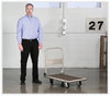 A Picture of product SAF-4072 Safco® Tuff Truck™ Platform 400 lb Capacity, 29 x 18.75, Gray, Ships in 1-3 Business Days