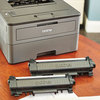 A Picture of product BRT-HLL2370DWXL Brother HLL2370DWXL Laser Printer XL Extended Print Monochrome Compact with Up to 2-Years of Toner In-Box