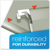 A Picture of product PFX-415215GRA Pendaflex® Colored Reinforced Hanging Folders Letter Size, 1/5-Cut Tabs, Gray, 25/Box