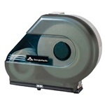 GP Jumbo Jr. Bathroom Tissue Dispenser with Stub Roll Feature & Mandrel.  Translucent Smoke.