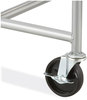 A Picture of product SAF-4190SL Safco® Sled Base Stack Chair Cart Metal, 500 lb Capacity, 23.5" x 27.5" 17", Silver, Ships in 1-3 Business Days