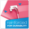 A Picture of product PFX-415215PIN Pendaflex® Colored Reinforced Hanging Folders Letter Size, 1/5-Cut Tabs, Pink, 25/Box