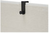 A Picture of product SAF-4224BL Safco® Plastic Coat Hooks Hook, 1-Hook, 1.75 x 5.25 4, Black