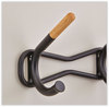 A Picture of product SAF-4255BL Safco® Family Coat Wall Rack 3 Hook, 18.5w x 6.25d 7.25h, Cream, Ships in 1-3 Business Days
