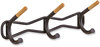 A Picture of product SAF-4255BL Safco® Family Coat Wall Rack 3 Hook, 18.5w x 6.25d 7.25h, Cream, Ships in 1-3 Business Days