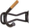 A Picture of product SAF-4257BL Safco® Family Coat Wall Rack 6 Hook, 42.75w x 5.25d 7.25h, Black, Ships in 1-3 Business Days