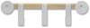 A Picture of product SAF-4263WH Safco® Resi Coat Wall Rack 3 Hook, 19.75w x 4.25d 6h, White, Ships in 1-3 Business Days