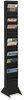 A Picture of product SAF-4323BL Safco® Steel Base for Magazine Rack 10w x 14d 5.25h, Black