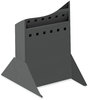 A Picture of product SAF-4323BL Safco® Steel Base for Magazine Rack 10w x 14d 5.25h, Black