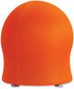 A Picture of product SAF-4750OR Safco® Zenergy™ Ball Chair Backless, Supports Up to 250 lb, Orange Fabric, Ships in 1-3 Business Days
