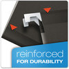 A Picture of product PFX-415315BLA Pendaflex® Colored Reinforced Hanging Folders Legal Size, 1/5-Cut Tabs, Black, 25/Box