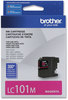 A Picture of product BRT-LC101M Brother LC101BK, LC101C, LC101M, LC101Y, LC1013PKS Ink Innobella 300 Page-Yield, Magenta